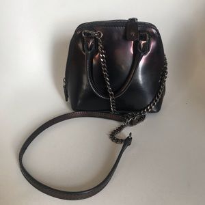 Alice & Olivia black mini Jackie box shoulder bag
